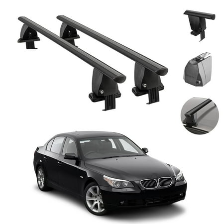Smooth Roof Rack Fits BMW 5 Series E60 SD 2004-2010 Cross Bar Carrier ...