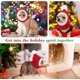 thumbnail image 5 of Gorro de punto navideño para mascotas con pompón, lindo gorro cálido de invierno para mascotas, orejeras para el cuello, bufanda cálida, decoración navideña, gorro de Papá Noel JAMW Sencillez, 5 of 5