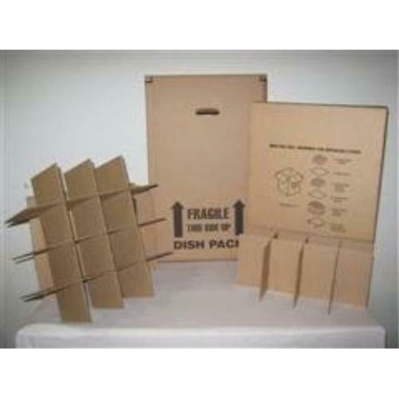 International Paper PKGBSDISHPART Dish Pack Box Partition Set