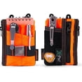 thumbnail image 3 of VIPERADE VE18-S-Xpac Small EDC Pouch Tool Organizer,Multifunction Small Tools Pouch with 6 Pockets,EDC Organizer Pouch for Men,Mini Pocket Pouch with Velcro Area for DIY -Hot Orange, 3 of 4