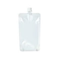 thumbnail image 2 of 10-Pack Clear Plastic Flasks with Funnel | Reusable Leakproof Drink Pouches for Travel & Outdoor | Concealable Water Bags for Hiking, Camping & Parties, 2 of 7