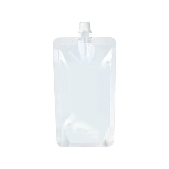 Flacons en Plastique Réutilisables, Pochettes d'Eau Étanches et Dissimulables, Contenants à Boisson avec Entonnoir, pour Voyage en Plein Air Camping Randonnée