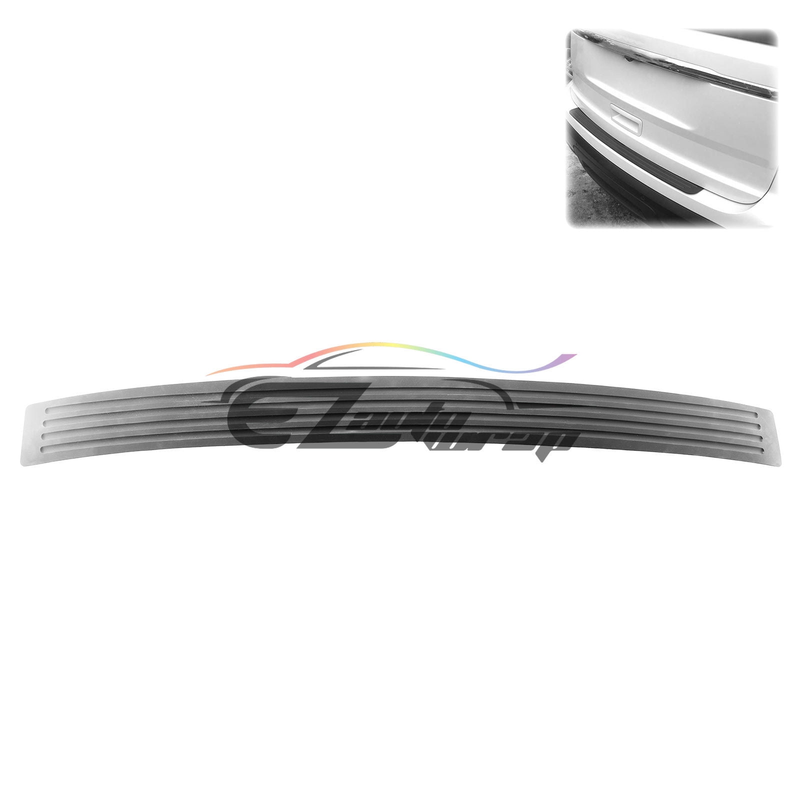 Rear Bumper Protector Guard Rubber Car Cover Sill Plate Scratch Guard