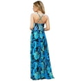 thumbnail image 6 of JINMGG Summer Dresses for Women under $10,Women's Asymmetrical Maxi Dress Casual V Neck Summer Floral Sleeveless Dresses, 6 of 9