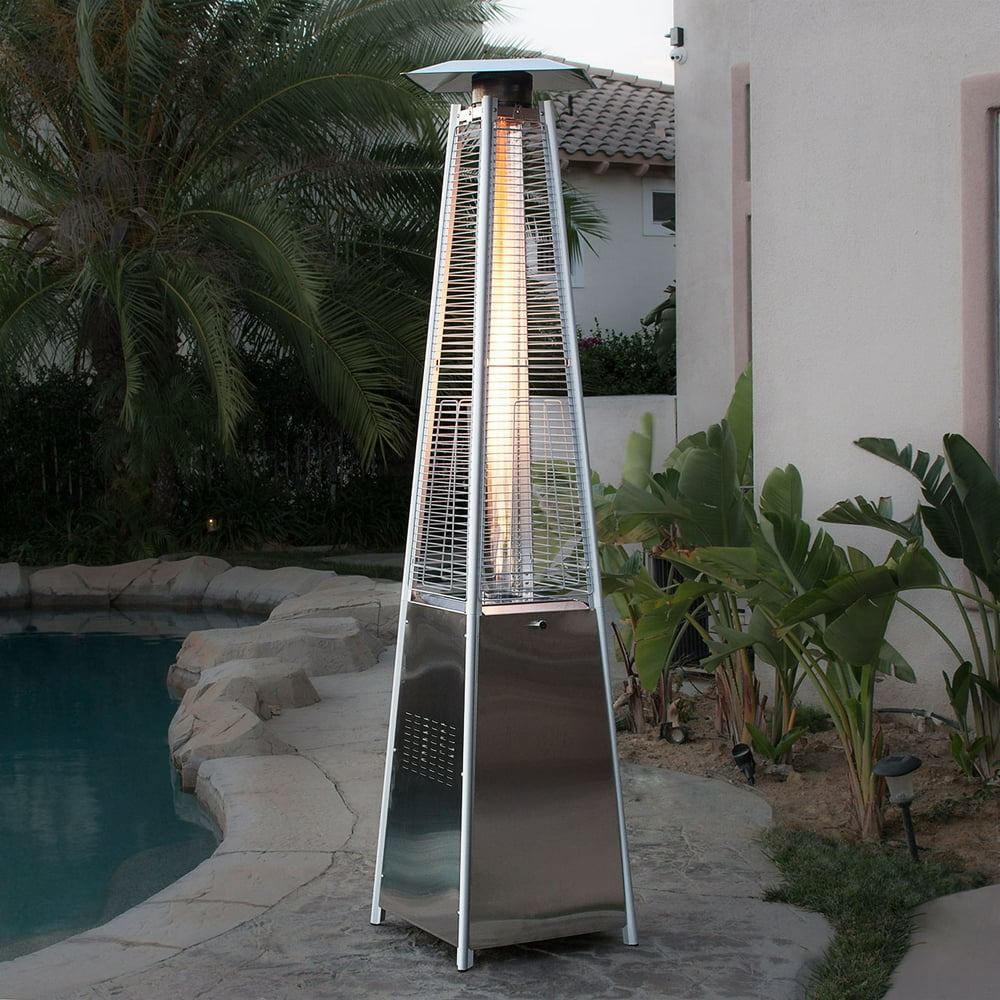 Belleze 42,000BTU Propane Patio Heater Pyramid w/Dancing Flame (CSA