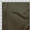 thumbnail image 4 of oneOone Cotton Cambric Dark Green Fabric Check Quilting Supplies Print Sewing Fabric By The Yard 56 Inch Wide, 4 of 4