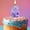 Purple F, variant on Nsxcdh Birthday Number Candles Roman Numeral Cake Toppers Decorative Party Candles for Celebration Cake Display and Event Decoration