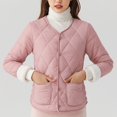 thumbnail image 4 of Vedolay Parka Jackets Coat for Women Winter Coat Fall Coat Casual Work Jacket Coat Pink,2XL, 4 of 5