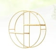 thumbnail image 1 of GAXIRE Repisa Colgante De Pared Hexagonal En Hierro Con Para, 1 of 8