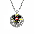 thumbnail image 1 of Pendentif Emblème National d'Autriche Colliers Country Rétro Lune Étoiles Bijoux, 1 of 3