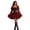 v#8Red51, variant on Rggeeun Halloween Costumes for Women Renaissance Costume Women Corset Dress Square Neck Long Sleeve Gothic Dress Outdoor Picnics Versatile,Purple,M
