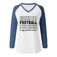 thumbnail image 4 of Chandails à Col Rond Légers Décontractés pour Femmes à Manches Longues, T-Shirt à Enfiler Imprimé Graphique de Football, Hauts Athlétiques pour Femmes, Coupe Ample, Chemises d'Été pour Femmes, Chemise d'Été pour Femmes, Chemise à Rayures pour Femmes, 4 of 4