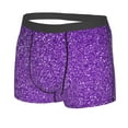 thumbnail image 2 of Naloa Glitter Purple Print Mens Underwear - Boxers for Men, Classic Briefs for Men, 2 of 9