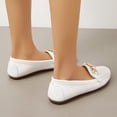 thumbnail image 5 of ZTTD Summer Fashion Women's Small Leather Shoes Boat Like Breathable and Comfortable Casual Shoes, 5 of 9