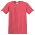 thumbnail image 6 of Gildan Short Sleeve T-Shirt for Men - 4XL Size | 50/50 Cotton/Poly Crew Neck Tee, Heather Red, 5.3 oz, 6 of 6