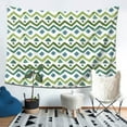 thumbnail image 4 of YFYANG Green Abstract Watercolor Geometric Tapestry, Bedroom Dormitory Living Room Decoration Tapestrys Wall Hanging , 80 x 60 in, 4 of 8