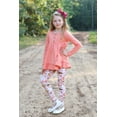 thumbnail image 3 of Millie Loves Lily Girls Coral and Nile Blue Tops & Printed Leggings, Big Girl, Size 6, 4-pcs, 3 of 7