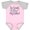 Pink and Heather, variant on Inktastic Heart New Big Sister Girls Baby Bodysuit