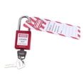 thumbnail image 3 of Patioer Lockout Tagout Locks, 20 Red Loto Locks Keyed Alike, Lock Out Tag Out Safety Padlocks, 2 Keys Per Lock, 3 of 7