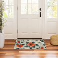 thumbnail image 3 of Yayeee Doormat for Indoor Entrance 32" x 20" Non Slippery Floor Rug, Large Red Floral Pattern, 3 of 8