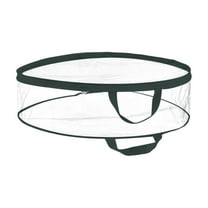 Christmas Wreath Storage Bag,Christmas Wreath Storage Container,Wreath Storage Bag,Dual Zippered Wreath Storage,Strong and Durable Handles,Christmas Garland Storage Bag