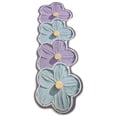 thumbnail image 2 of Flower Pattern Soft Suede Blanket | Non-Slip Carpet Cover Rug for Bedroom Living Room Coffee Table Window | Easy Clean Polyester Throw for Home Office Dining Room, 2 of 6