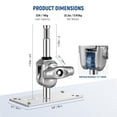 thumbnail image 2 of Soporte de pared y techo NEEWER ST-WM2 para luces tipo anillo de carga de 10 kg, 2 of 7