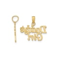 thumbnail image 3 of 14K Yelllow Gold Daddys Girl Charm Pendant (NO CHAIN), 3 of 5