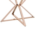 thumbnail image 4 of Furniture of America Poh Contemporary Glass Top Dining Table, Gold, 4 of 4