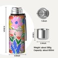 thumbnail image 7 of 20 Oz Pioneer Flower Coffee Tumbler Double Wall Insulated Stainless Steel Water Bottle | Metal Reusable Thermoses Flask with Cup Cap | Leak & Sweat Proof with Anti-Dust Lid, 7 of 7