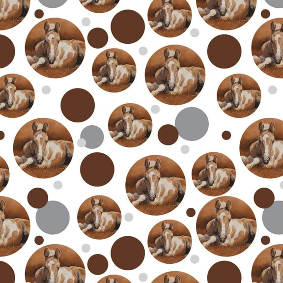 Foal Baby Horse New Paint Premium Gift Wrap Wrapping Paper Roll