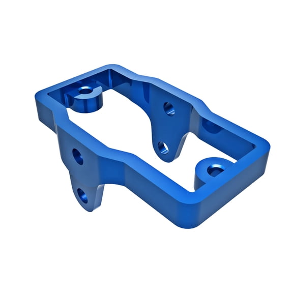 9739 Traxxas Servo Mount, 6061-T6 Aluminum (Blue-Anodized)