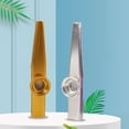 thumbnail image 3 of Portable Metal Kazoos Musical Instruments with 10Pcs Kazoo Flute Diaphragms, 3 of 12