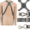 thumbnail image 4 of Langgg Cowhide Camera Strap Accessories for Two Cameras Strap Sling black, 4 of 8