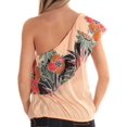 thumbnail image 2 of Free People Womens Annka One-Shoulder Floral Casual Top Pink XS, 2 of 2