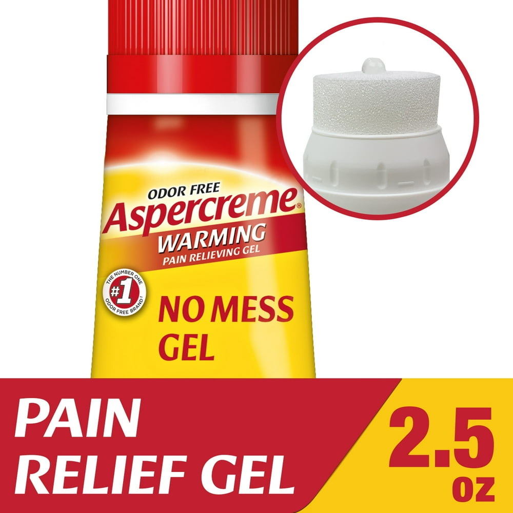 Aspercreme Warming Pain Relieving NoMess Gel 2.5oz