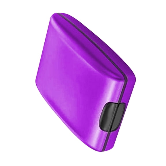 Bewildely Portatarjetas, billetera, organizador Vintage, bloqueo de moda, gancho para bolsa de dinero, resistente al agua, antirrobo, suministros para Almacenamiento y organización del hogar Violeta Bewildely HA006873-03