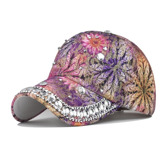 Ycuke Caps for Women Hats for Men Caps for Men Ball Cap Ball Caps for Men Baseball Caps for Men Baseball Hats for Men Womens Baseball Hat Women's Hats & Caps Mens Hat Purple One Size