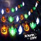 thumbnail image 4 of 8 modos de luces de Halloween con temporizador 9 pies 20 luces LED de decoración de Halloween JShteea El nuevo, 4 of 7