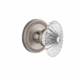 thumbnail image 5 of Grandeur Burgundy Crystal Door Knob with Newport Plate, 5 of 7