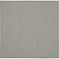 thumbnail image 4 of Nourison Courtyard Indoor/Outdoor Ivory/Charcoal 4' x Square Area Rug (4 Square), 4 of 9