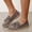 Grey, variant on LSLJS Casual Plus Size Shallow Mouth Peas Shoes Women's Foreign Trade European and American Fashion Shoes