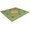 Green, variant on Mahjong Mat for Table, 31.5 x 31.5 Inch Non Slip Noise Reducing Game Table Cover with Printed American Mah Jongg Rules, Waterproof Foldable Surface for Poker and Card Games (Yellow)