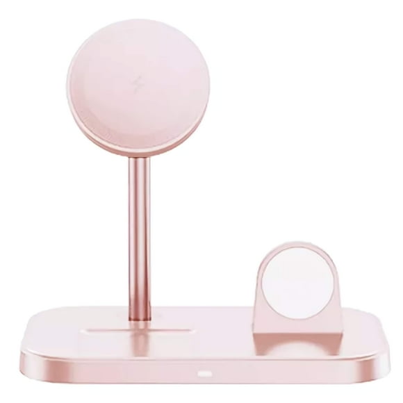 Cargador Base De Carga Inalámbrica MR. GADGETS 3 En 1 Para iPhone Magsafe