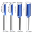 thumbnail image 2 of 4 Pcs 6.35mm 1/4 Pieds' Tige Haute Qualité Milling Cutter Garniture de Chasse avec Roulement Ensemble de Bits pour Routeur, 2 of 7