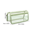 thumbnail image 3 of Large Capacity Pencil Case, Pencil Pouch with Double Zipper for Office Supplies, Stationery Organizer Case, Oxford Cloth Pencil Bag for Students, Green, 3 of 7
