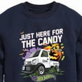 thumbnail image 3 of Hot Wheels - Halloween - Just Here For The Candy - Toddler & Youth Crewneck Fleece Sweatshirt, 3 of 5