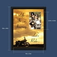 thumbnail image 2 of Harley Davidson Gifts for Men, Harley Davidson Gifts for Women, Harley Davidson Wedding Gifts, Biker Motorcycle Accessories for Men, Unique Motorcycle Wall Decor, Classic Harley Picture Frame, 5007, 2 of 4