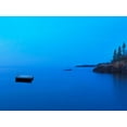 thumbnail image 2 of McLoughlin, James 18x15 Black Ornate Wood Framed with Double Matting Museum Art Print Titled - Lakescape XII, 2 of 4