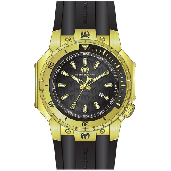 Technomarine TM-224011 Men's Manta Sea Quartz Black Dial Watch
